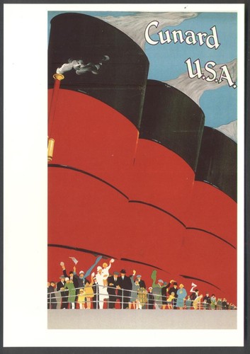 Modern shipping postcard - modern,