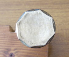 VECCHIA MANIGLIA A POMELLO IN OTTONE CON VITE IN FERRO PER MOBILI VARI -