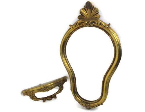 Specchio consolle ornato - , da
