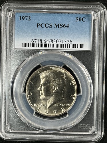 1972 50c kennedy mezzo dollaro - kennedy,