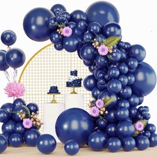 Palloncini Blu, 120 Pezzi Kit Arco Palloncini Blu Navy, 18 12 10 5 Pollici Ghirl