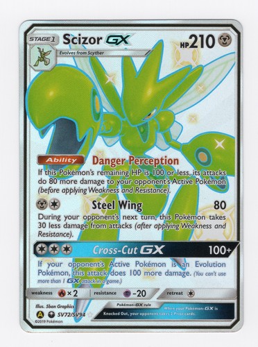Pokemon scizor sv72 sv94 - scizor, gx