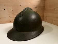 WW2 Adrian M1926 Elmetto in acciaio, senza fodero, buone condizioni