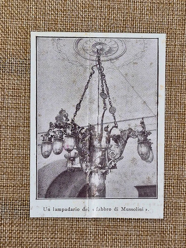 Lampadario del fabbro - , di