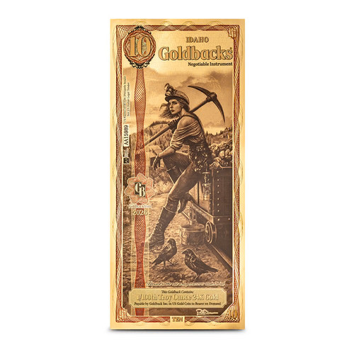 Banconota 2026 ten - ten, idaho