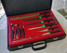 RARO - Set Coltelli Professionali Montana In valigetta con serratura