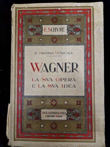 Libro antico wagner - wagner, la