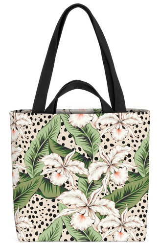 Borsa tropicale orchidee zebra