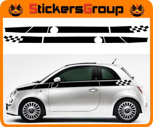 Adesivi fasce 500 race - fasce, per