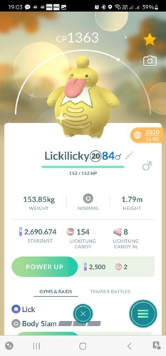 Shiny lickilicky legacy - shiny, body