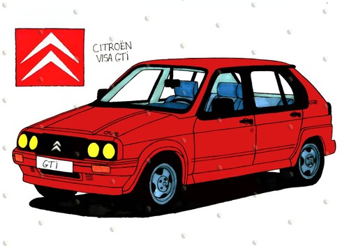 Citroen visa gti cuadro - citroen,