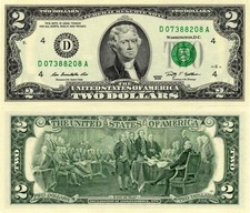 USA - banconota 2 Dollari 2013