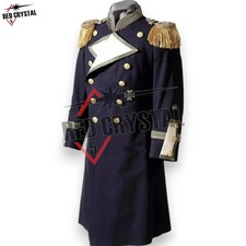 Giacca militare uomo blu navy