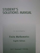 Student Solutions Manual