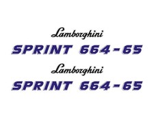 KIT ADESIVI TRATTORE LAMBORGHINI SPRINT 664-65