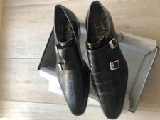 HARRIS FIRENZE UOMO SCARPE ANGUILLA FATTE A MANO USATE 2 VOLTE MA PARI AL NUOVO