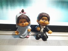 Personaggi monchhichi monchichi Bully Germania  anni 80 coppia