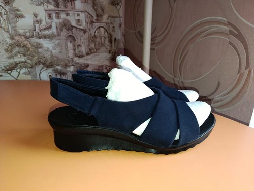 Scarpe donna clarks tacco blu - scarpe,