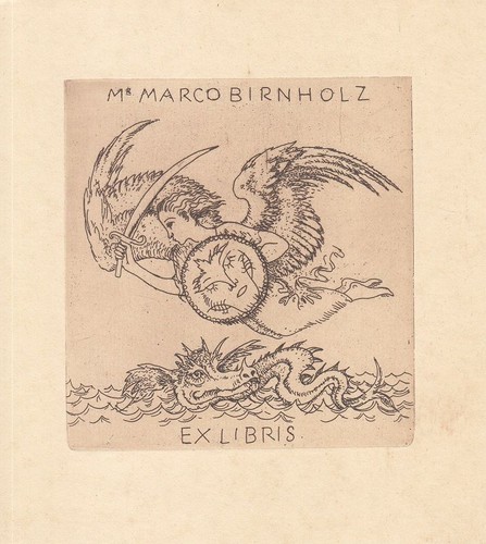 Exlibris etichetta libraria - etichetta,