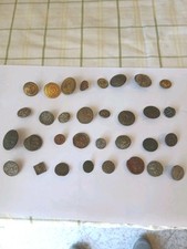 lotto Di 32 vecchi bottoni In