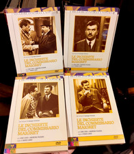 18  DVD  LE INCHIESTE DEL COMMISSARIO MAIGRET serie TV RAI Gino Cervi  4 box