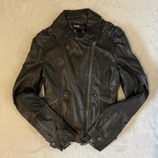 Giacca pelle vintage Y2K Miss