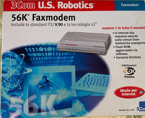 Modem 3com robotics 56k - 3com,