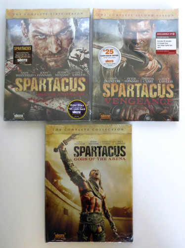 Spartacus seasons dvds - 3,