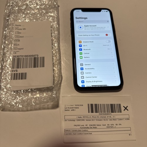 Apple iphone nero 64gb - xr,