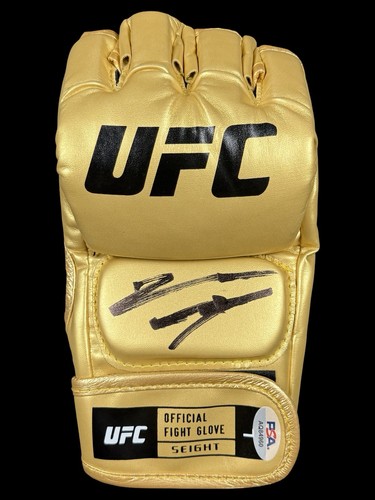 Guanto oro ufc autografato - guanto,