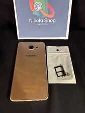 Scocca e back cover originale PER SAMSUNG GALAXY SM-A510F A5 2016 GOLD carr.SIM