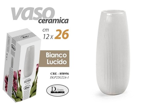 Vaso ceramica fiori elegante - fiori,
