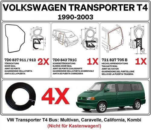 Guarnizioni per volkswagen - volkswagen, t4