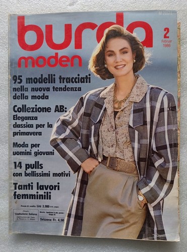 Burda 1986 con cartamodelli - con,