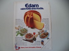 advertising Pubblicità 1982 EDAM OLANDESE