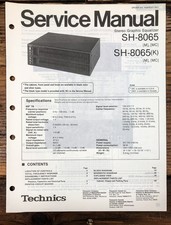 Technics SH-8065 Equalizzatore