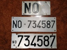  TARGA AUTO D’EPOCA COMPLETA