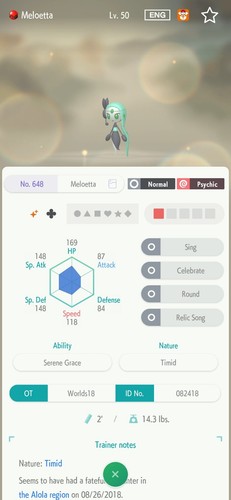 Shiny meloetta - meloetta, **shiny