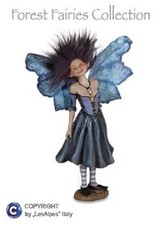 FATE LES-ALPES FOREST FAIRIES FATA IN PIEDI 23cm IN RESINA 019 3004