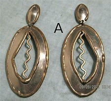 Orecchini, alpaca/ottone, vari