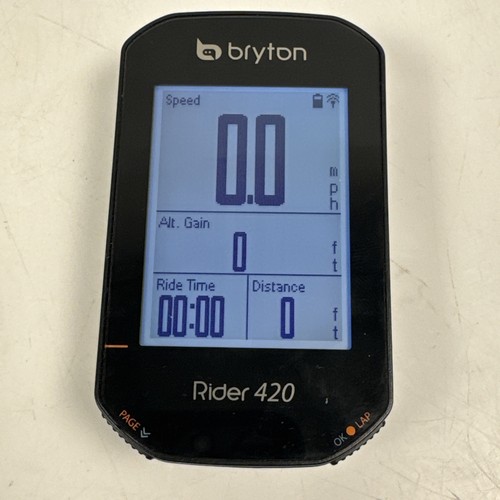 Bryton rider 420 gps ciclismo - gps,