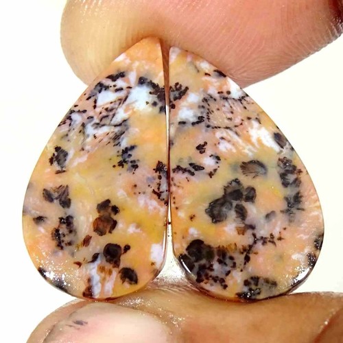 Coppia cabochon agata - cabochon,