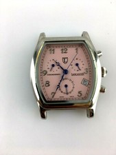OROLOGIO LANCASTER CHRONO ISA 818  SWISS ACCIAIO NON FUNZIONANTE UOMO 