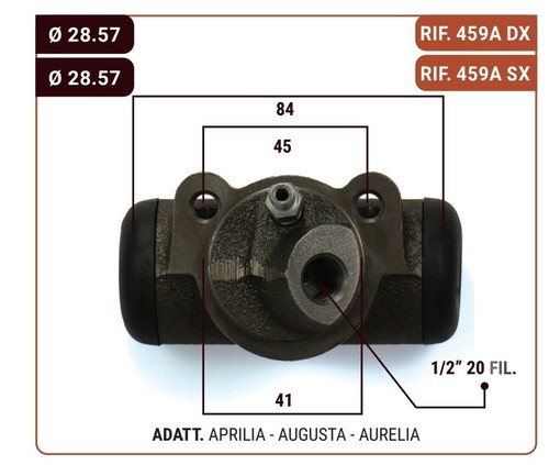Kit cilindretti freni - cilindretti,