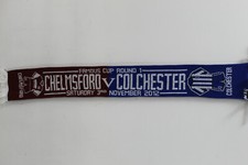 Sciarpa scarf calcio CHELMSFORD COLCHESTER bufanda Schal écharpe