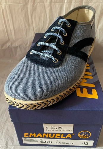 Pantofole emanuela 5273 blu - emanuela,