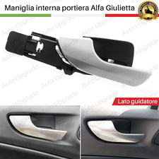 MANIGLIA INTERNA SINISTRA LATO GUIDA PER ALFA ROMEO GIULIETTA CROMATA SATINATA