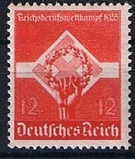 Impero Tedesco Minr 572 Y Rari Scanalature Piegato