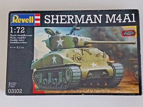 Revell sherman m4a1 72 - revell,
