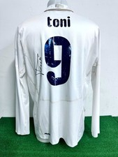 MAGLIA ITALIA TONI MATCH WORN INDOSSATA SHIRT JERSEY CAMISETA COA 2008
